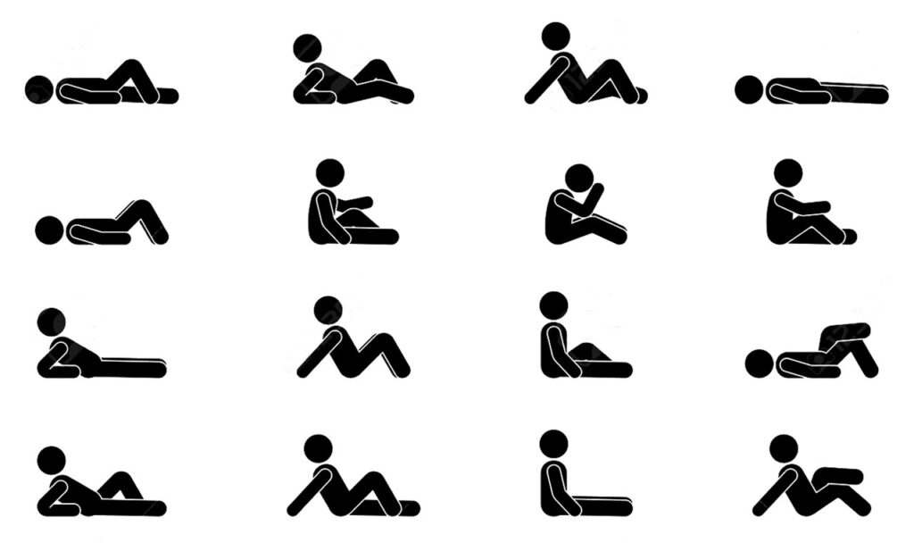 人體有幾種不同的坐、臥、躺等發懶姿勢，懶骨頭就能塑造出不同的曲線支撐