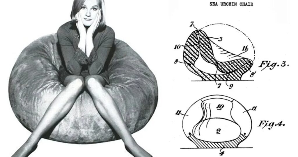 威廉‧羅傑‧迪恩的海膽椅應該是廣義懶骨頭的最早產品