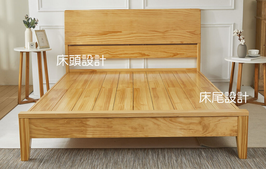 床架如果有床尾板，床墊尺寸就需要配合床架
