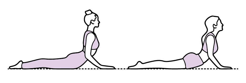 腰痛舒緩：眼鏡蛇式 Cobra Pose有助於將椎間盤材料推回到椎間盤的中心